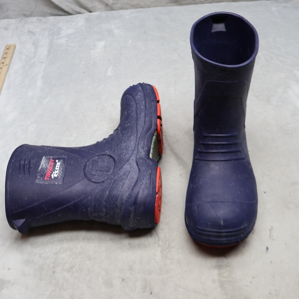 Tingley Unisex M12 W14 Rain Boot Blue Flite Safety Toe Waterproof Rubber Pull On